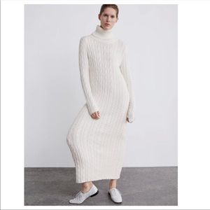 Zara long knit dress